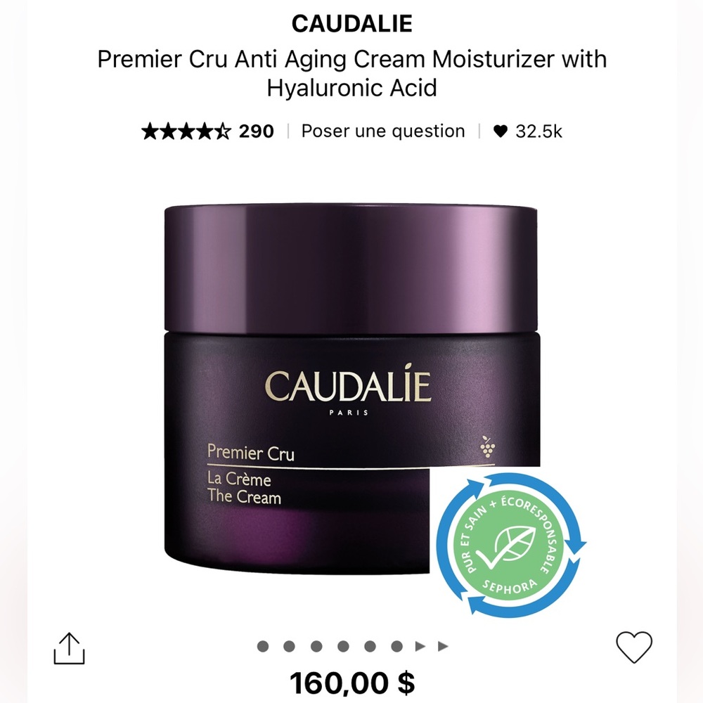 CAUDALIE PREMIER CRU ANTI-AGING CREAM